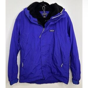 PATAGONIA Vintage Royal Blue Retro Sherpa Lined Coat